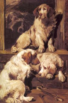 約翰 伊姆斯 Clumber Spaniels